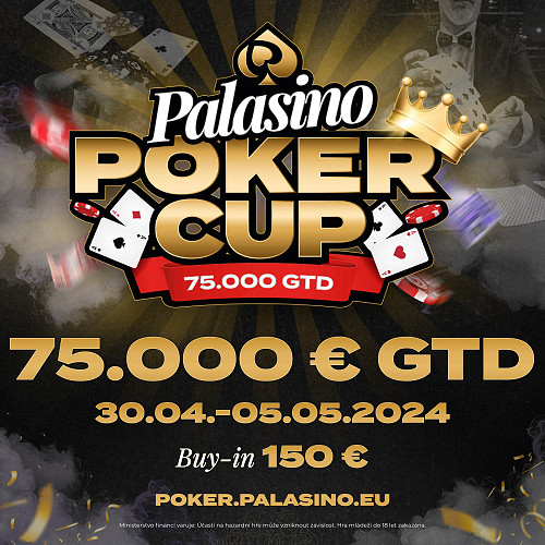 Fantastický turnaj neďaleko slovenských hraníc: Palasino Poker Cup bude garantovať €75.000, kvalifikácie už za €15!