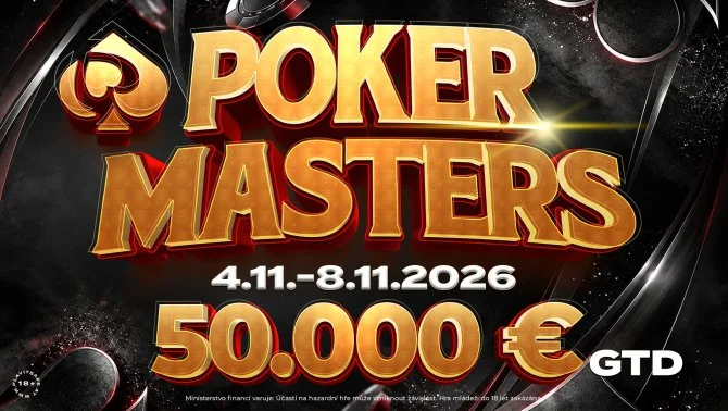 Poker Masters – 50 000 € GTD Poker Masters v Palasino Excalibur City od 4. do 8. novembra 2026 s garanciou 50 000 €