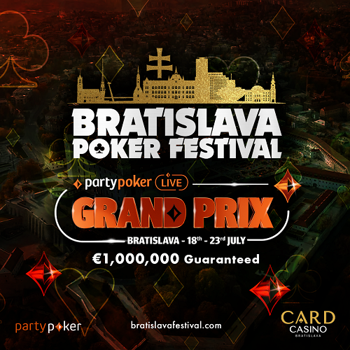 Štartuje Bratislava Poker Festival s garanciou 1.000.000€!