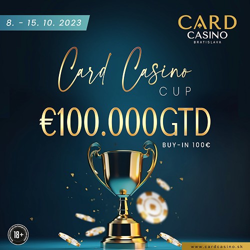 V Card Casino Bratislava sa rozohrál Card Casino Cup o 100.000€