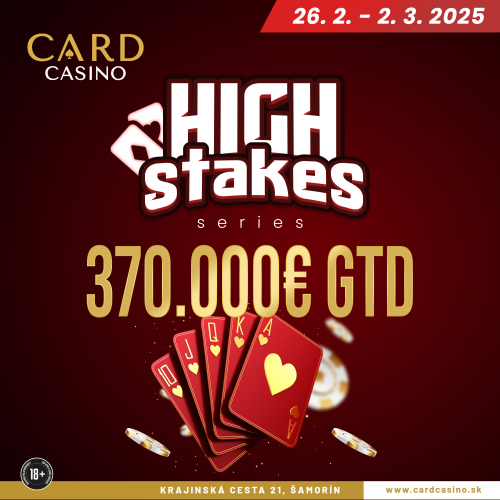 Vysoká hra v Carde. Blíži sa luxusný festival High Stakes Series