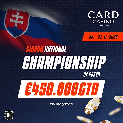 Kto bude kráľ Slovenska? V novembri National Championship of Poker 450.000€ GTD!