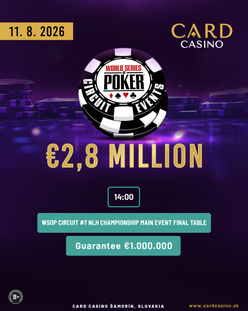 LIVE STREAM : WSOPC Main Event Final Table