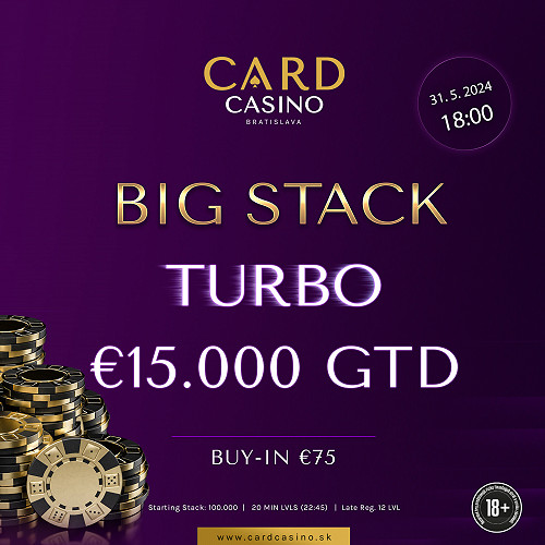 Trikrát omaha, či Big Stack Turbo. Jednodňovky v Carde