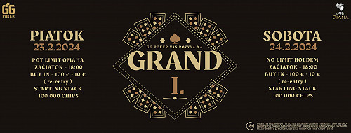 Prvý tohtoročný Grand Weekend v GG Poker v NMnV: V piatok turnaj v PLO, v sobotu v Holdeme