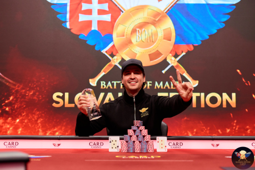 Main Event Battle of Malta Slovakia Edition je za nami! Mario Klaic ovládol pole 1 510 entries, Miculik berie €40 000