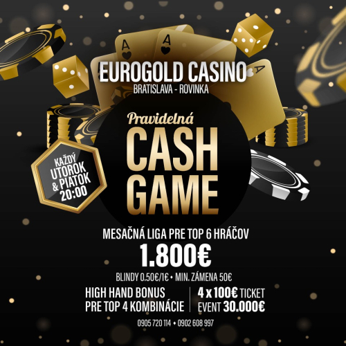 V Rovinke od júla opäť vyššie cash game bonusy. Poznáme aj víťazov májovo-júnového cyklu