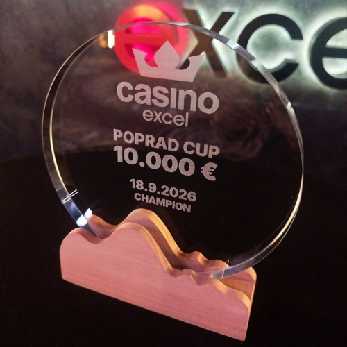 POPRAD CUP o 10.000 € už tento piatok v casino excel Poprad! V októbri príde TATRY POKER FEST