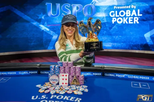 Kristen Foxen ovládla event na US Poker Open: Získala piaty PGT titul a prémiu $198.000