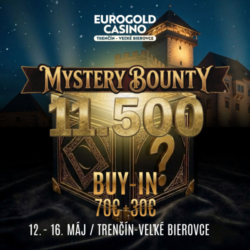 Poker v srdci Považia: Exkluzivita, rodinná atmosféra a Mystery Bounty mánia v Eurogold Veľké Bierovce