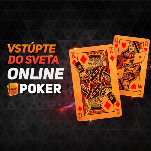 Online poker na Niké: Turnaje aj cash game pre každého hráča