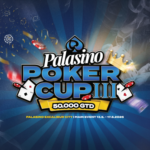 Palasino Poker Cup III štartuje už zajtra! V Excalibur City sa bude hrať o €50.000 GTD